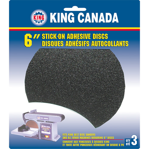 Disque de ponçage pour le bois, 6" dia., Grain 120 O-Max