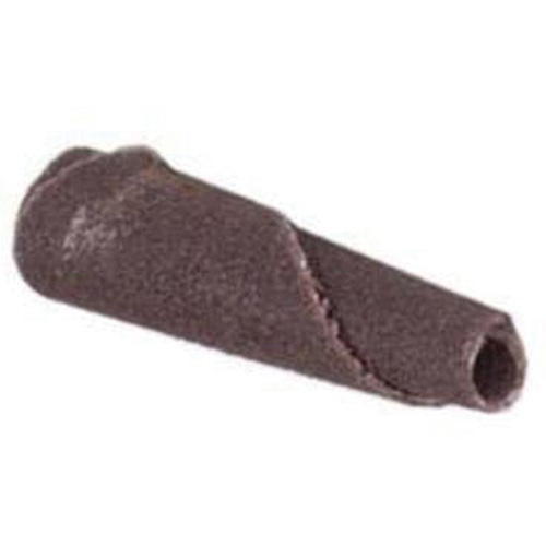 ALO Spiral Cartridge Roll, 240 Grit, 3/16" Dia., Aluminum Oxide, 1" L, 1/8" Arbor O-Max