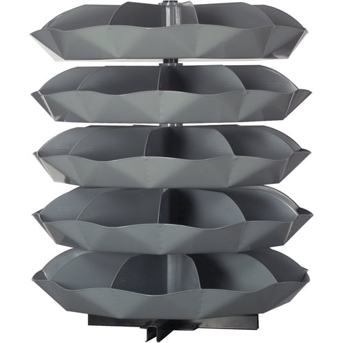Modules de stockage Rotabin, 625 lb Capacit&eacute; par niveau, 4 Niveau(x), 45" ha x 44" dia O-Max