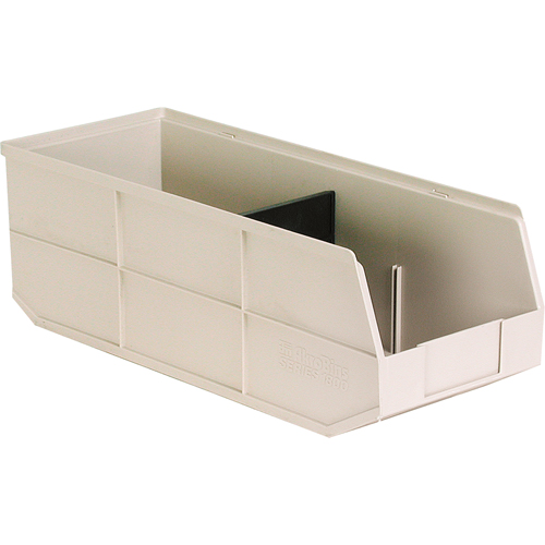 1800 Series Akro-Bin, 8-1/4" W x 7" H x 20-1/2" D, Beige O-Max
