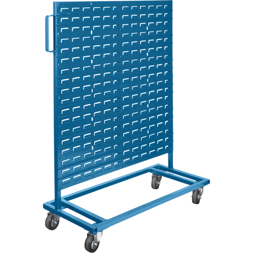 Mobile Bin Racks - Singled Sided, Single-sided, 36" W x 16" D x 46-1/2" H O-Max