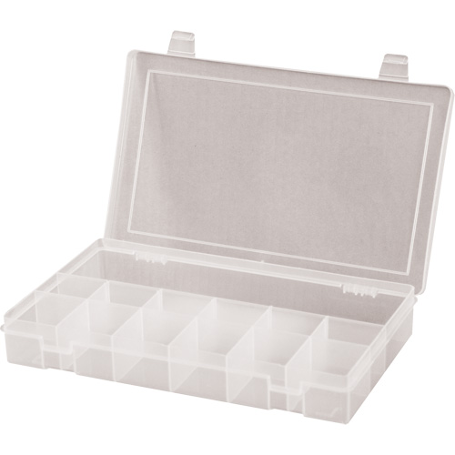 Boîtes &agrave; compartiments compactes, 6,75" la x 11" p x 1,75" h, 13 compartiments O-Max