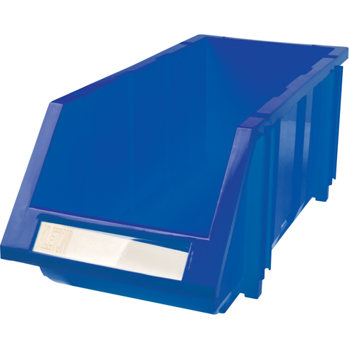 Bac empilable & &agrave; suspendre, 7-7/8" la, 7" h x 17-11/16" p, Bleu O-Max