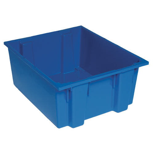 Contenants Stack & Nest, 10" x 23,5" x 19,5", Bleu O-Max