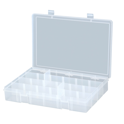 Boîtes &agrave; compartiments compactes, 13,125" la x 2,3125" p x 9" h, 24 compartiments O-Max
