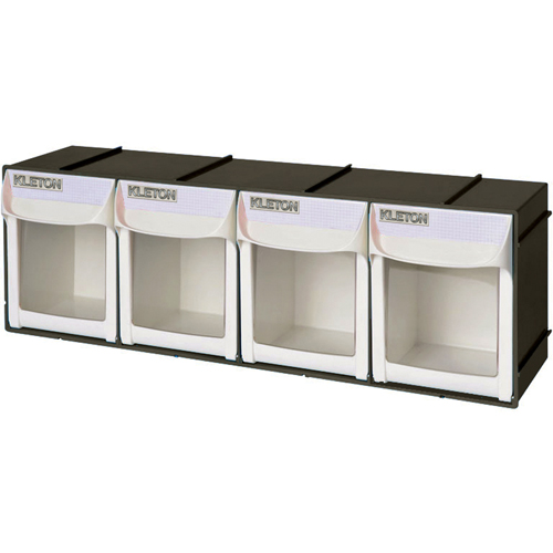 Bac basculant robuste, 23-1/2" la x 5-1/2" p x 7-7/8" h, 4 tiroirs O-Max