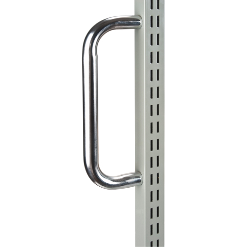 Servante mobile de bacs &agrave; plateaux inclinables - chariot seulement, &agrave; deux c&ocirc;t&eacute;s, 26-1/4" la x 22" p x 57-1/2" h O-Max