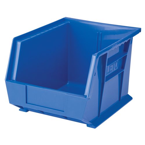 Bac empilable & &agrave; suspendre, 8-1/4" la, 7" h x 10-3/4" p, Bleu O-Max