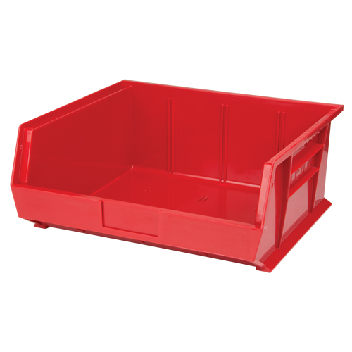 Stack & Hang Bin, 16-1/2" W x 7" H x 14-3/4" D, Red O-Max
