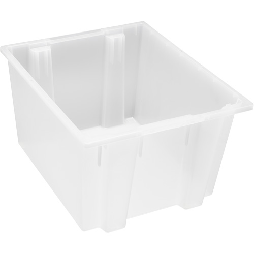 Contenant robuste Stack & Nest, 13" x 19,5" x 23,5", Transparent O-Max