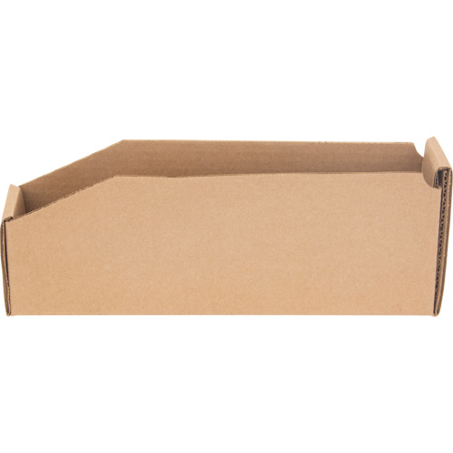 Boîtes profondes en carton ondul&eacute;, 1-15/16" la x 11-1/4" p x 4-1/2" h, Beige O-Max