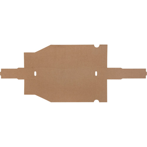 Boîtes profondes en carton ondul&eacute;, 1-15/16" la x 11-1/4" p x 4-1/2" h, Beige O-Max
