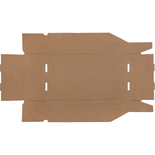 Deep Corrugated Parts Bins, 9-3/4" W x 17-1/4" D x 4-1/2" H, Beige O-Max