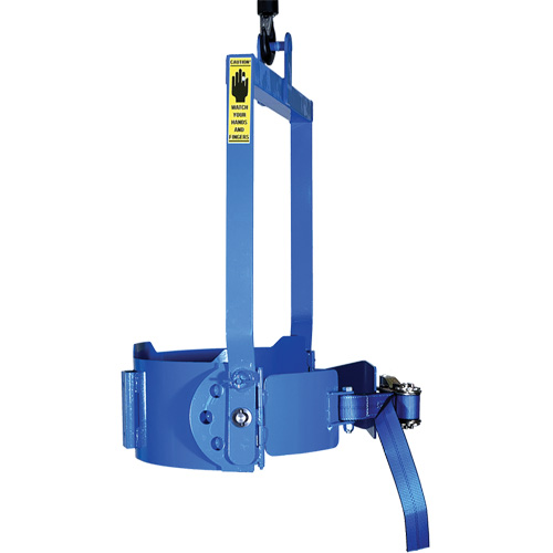 Ensemble de l&egrave;ve-baril manuel inclinable, Baril de 55 gal. US (45 gal. imp.), Capacit&eacute; 800 lb/363 kg O-Max