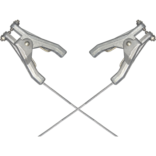 Assemblages robustes de c&acirc;bles de masse et de mise &agrave; la terre - Raccordement &agrave; deux pinces O-Max