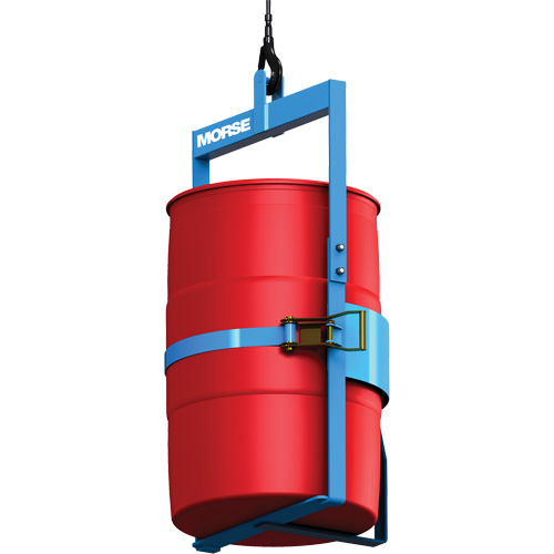 Appareil de levage pour baril avec crochet sur le dessous, Cap. 1000 lb/454 kg O-Max