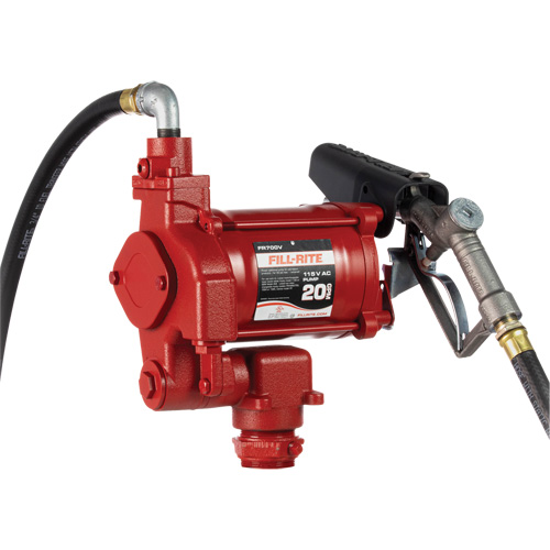 AC Utility Rotary Vane Pumps with Nozzle, 115 V, 20 GPM O-Max