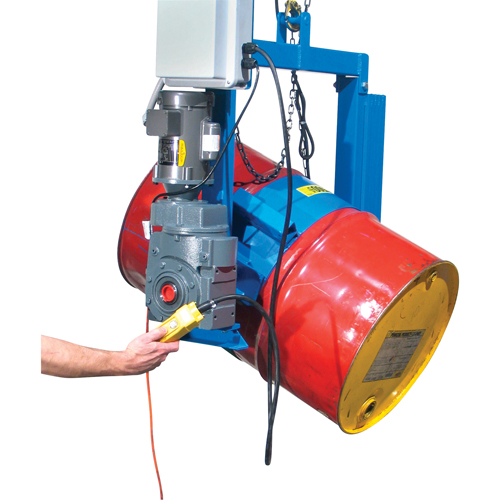BASCULE BARIL POUDRE 3 PHASES/230V CAP 1500LB, Baril de 55 gal. US (45 gal. imp.), Capacit&eacute; 1500 lb/680 kg O-Max