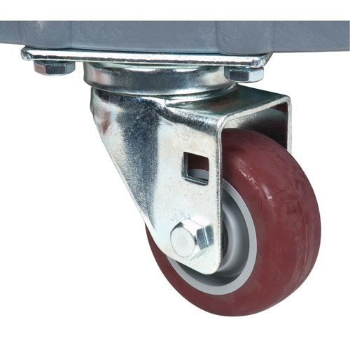 Socle roulant pour baril de confinement des fuites, 24,25" dia. X 7,625" h, Cap. de d&eacute;versement 1,5 gal. US O-Max
