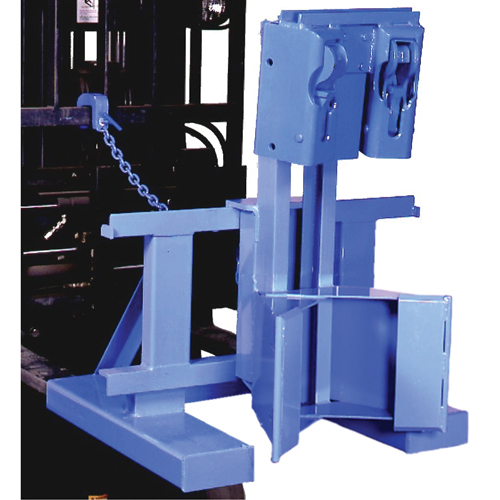 Manipulateur de barils MORSPEED 1500 pour chariot &eacute;l&eacute;vateur, Pour 55 gal. US (45 gal. imp.) O-Max