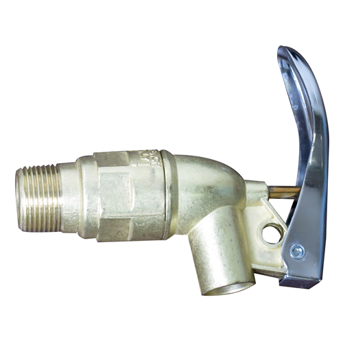 Soupape de baril en zinc sans pare-flamme, Alliage de zinc, entr&eacute;e NPT 3/4" O-Max