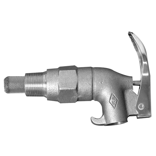 Soupape de baril en zinc avec pare-flamme, Alliage de zinc, entr&eacute;e NPT 3/4" O-Max