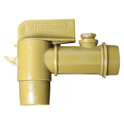 Soupape de baril de luxe en poly&eacute;thyl&egrave;ne NPT 2", Poly&eacute;thyl&egrave;ne, NPT de 2" O-Max