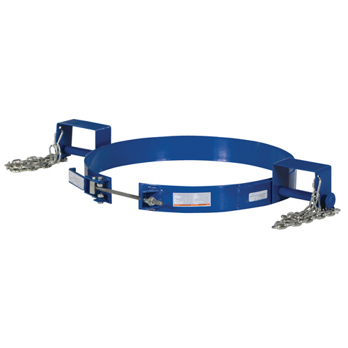 Tilting Drum Ring, 55 US gal. (45 Imperial Gal.) Drum Size, 1200 lbs./544 kg Cap. O-Max