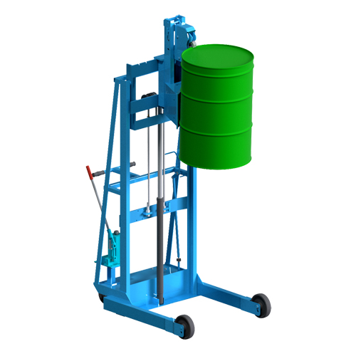 Vertical-Lift MORSPEED Drum Stacker, For 30 - 85 US Gal. (25 - 70 Imperial Gal.) O-Max
