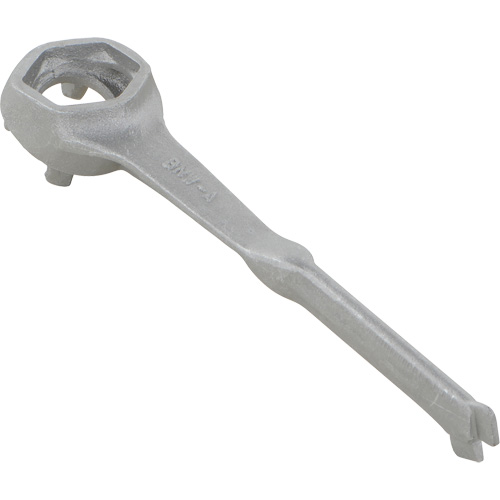 Cl&eacute; pour bouchon-&eacute;crou sp&eacute;cialis&eacute;e &agrave; un seul c&ocirc;t&eacute;, Ouverture de 1-1/2", Poign&eacute;e 4-1/4", Aluminium anti&eacute;tincelles O-Max
