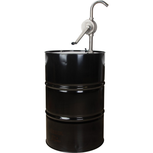 Pompe rotative pour baril, Acier inoxydable, Pour capacit&eacute; 55 gal., 12 oz/course O-Max