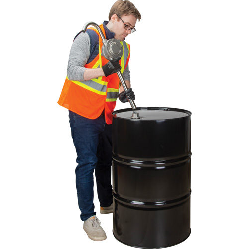 Pompe rotative pour baril, Acier inoxydable, Pour capacit&eacute; 55 gal., 12 oz/course O-Max