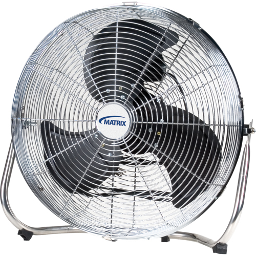 Ventilateur sur pied haute vitesse, 3 vitesses, 18" Diam&egrave;tre O-Max