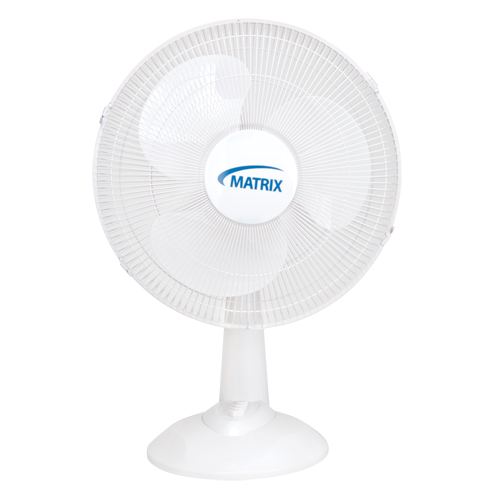 Ventilateur oscillant &agrave; boutons-poussoirs pour bureau, Diam&egrave;tre 16", 3 vitesses O-Max