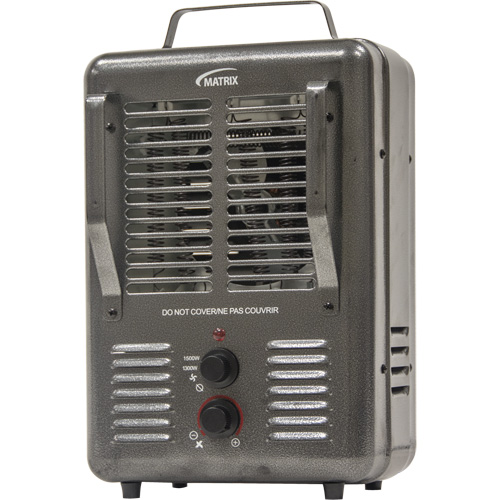 Portable Utility Heater, Fan, Electric, 5120 O-Max