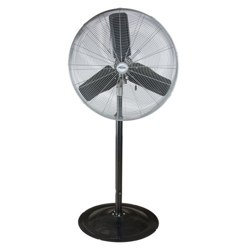 Ventilateur oscillant sur socle avec moteur &eacute;tanche &agrave; l'eau, Robuste, 3 Vitesses, Diam&egrave;tre de 30" O-Max