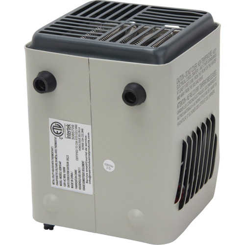 Radiateur portatif m&eacute;tallique datelier avec thermostat, Soufflant, &eacute;lectrique O-Max