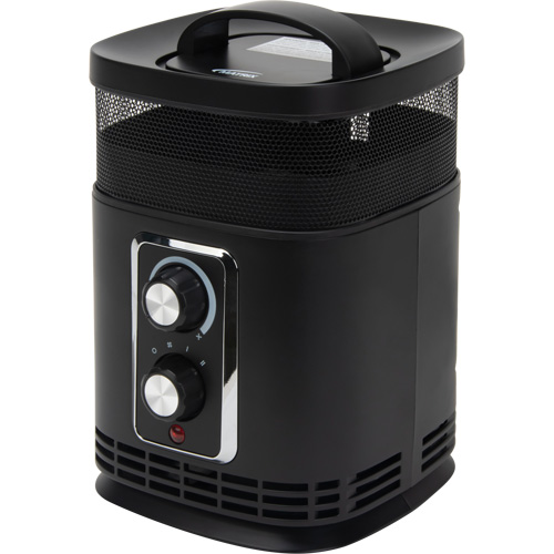 360 Degree Surround Portable Heater, Ceramic, Electric, 5200 BTU/H O-Max