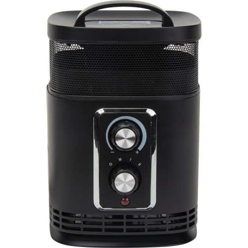 360 Degree Surround Portable Heater, Ceramic, Electric, 5200 BTU/H O-Max