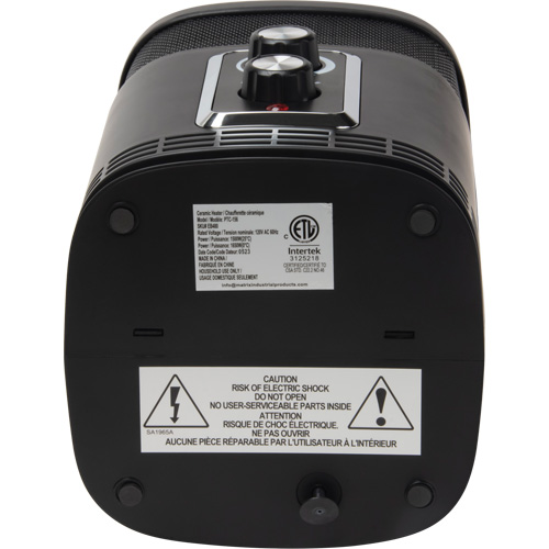 360 Degree Surround Portable Heater, Ceramic, Electric, 5200 BTU/H O-Max