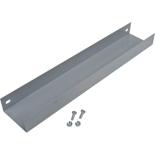 Armoires robustes &agrave; portes creuses - Tablette additionnelle, 18" x 6", Capacit&eacute; de 35 lb, Acier, Gris O-Max