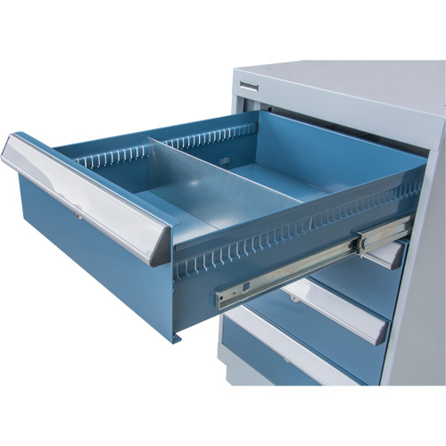 Four-Drawer Pedestal Workbench, 18" W x 21" D x 28" H O-Max