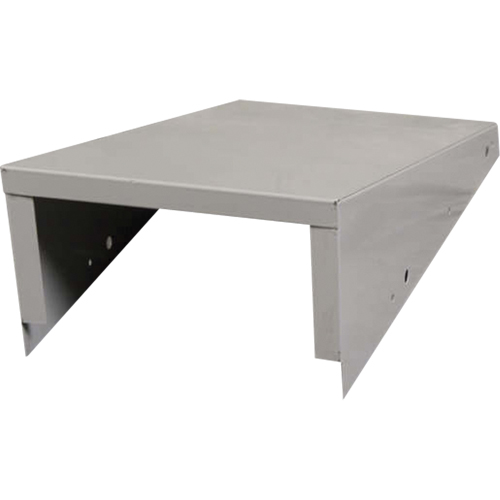 Clean Line Economy Lockers Slope Top, 1 Bank, 18" D x 12" W x 6" H, Grey, Steel O-Max