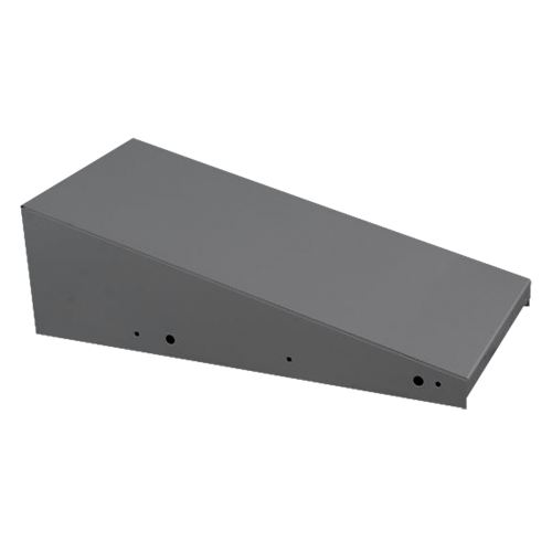 Clean Line Economy Lockers Slope Top, 1 Bank, 18" D x 12" W x 6" H, Steel O-Max