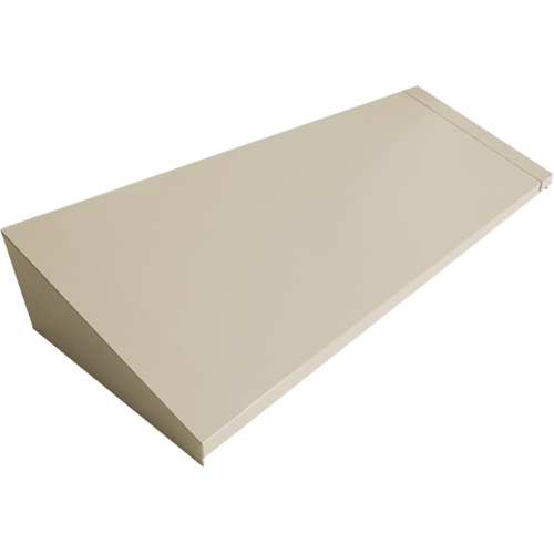 All-Welded Concorde - Heavy-Duty Lockers Sloping Top, 4 Bank, 18" D x 48" W x 6" H, Beige, Steel O-Max
