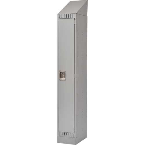 Casiers assembl&eacute;s, 12" x 18" x 72", Acier, Gris, Rivet (assembl&eacute;) O-Max