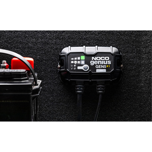Chargeur de batterie embarqu&eacute; &agrave; 1 sortie de 5 amp&egrave;res Gen5X1 Genius O-Max