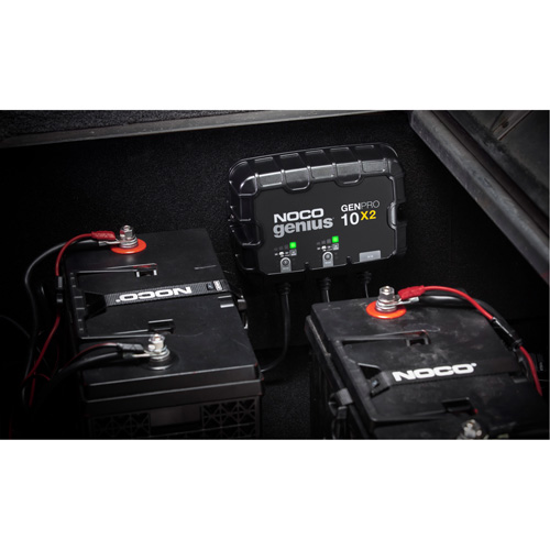 Genius&reg; GenPro10X2 2-Bank, 20-Amp On-Board Battery Charger O-Max