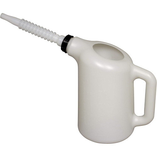 Distributeur dhuile avec bec blanc, Plastique, Capacit&eacute; de 6 pintes O-Max