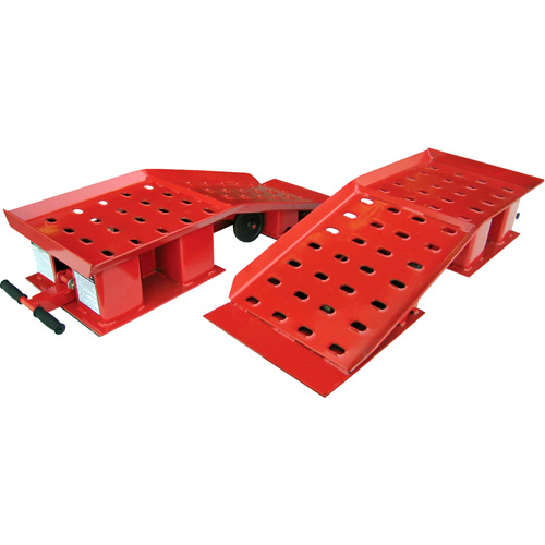 Paire de rampes larges pour camion, Capacit&eacute; 20 000 lb, 50-1/2" lo, 18-3/8" la, Hauteur de 9-1/4" O-Max